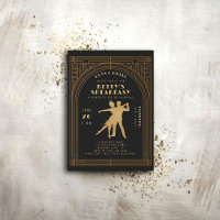 Gatsby Flapper Speakeasy Roaring 20s Gold Birthday