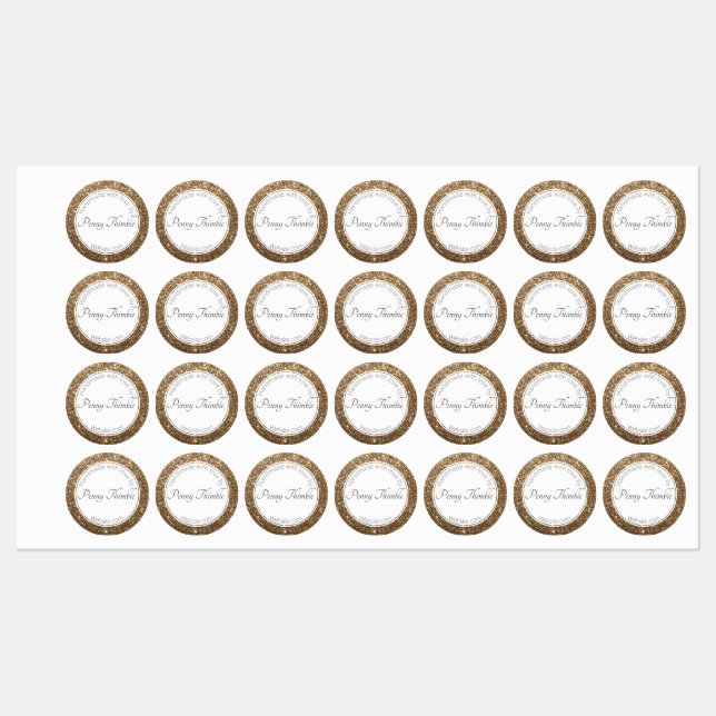 Gatsby Gold Glitter (Sheet)