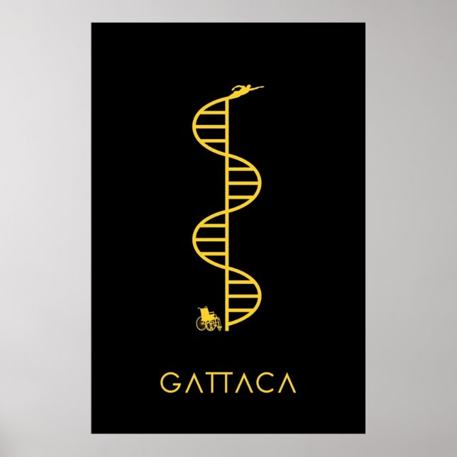GATTACA  Black Poster (Front)