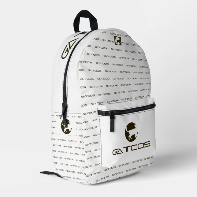 GATTOOS  PRINTED BACKPACK (Back Corner Left)