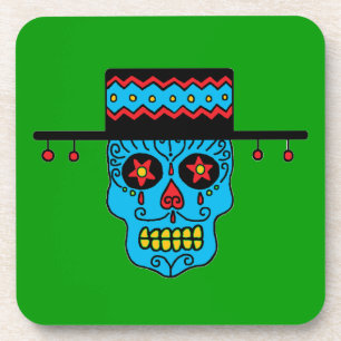 Gaucho Sugar Skull Coaster