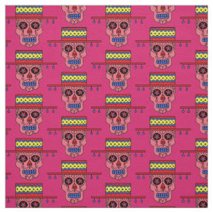 Gaucho Sugar Skull Fabric