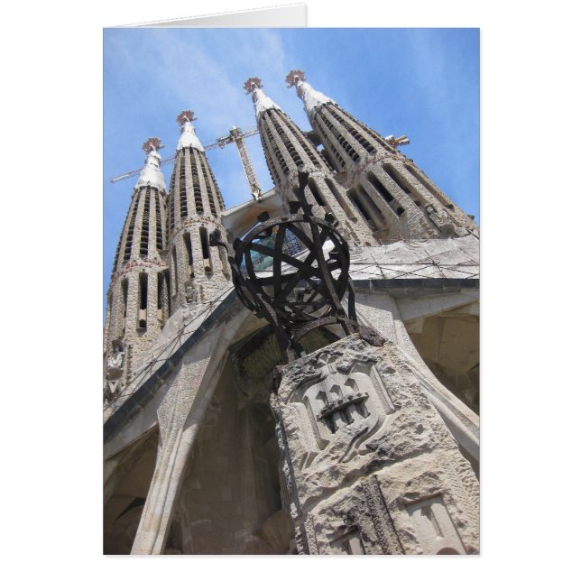 Gaudi Cathedral, Barcelona Spain (Front)