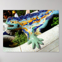 Gaudi Lizard Mosaics
