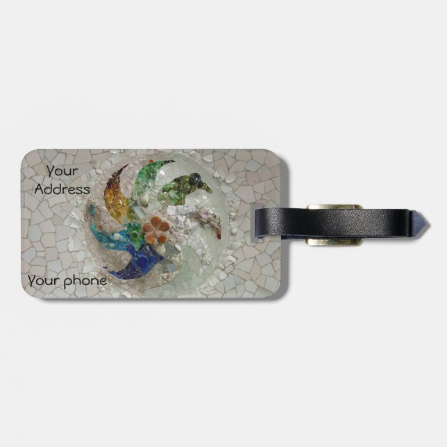 Gaudi Luggage Tag (Back Horizontal)