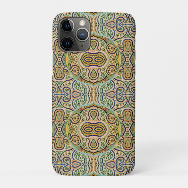 Gaudí Mosaic Inspired Pattern – Colourful Abstract Case-Mate iPhone Case (Back)