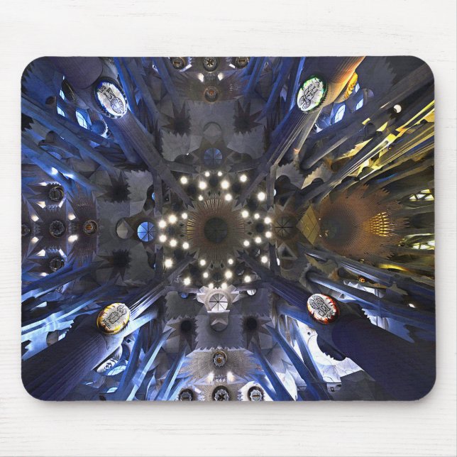 Gaudi. Sagrada Familia. Vision. Mouse Pad (Front)