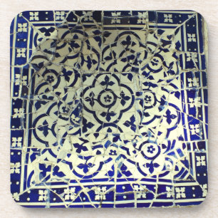 Gaudi's Park Guell Mosaic Tiles Barcelona Coaster