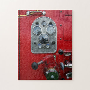 Gauges on Vintage Fire Truck Jigsaw Puzzle