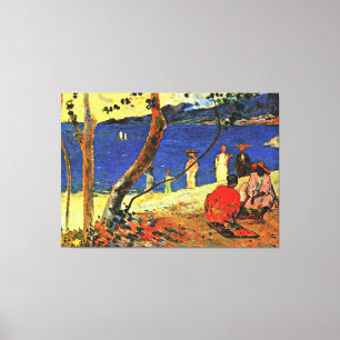 Gauguin - A Seashore Canvas Print