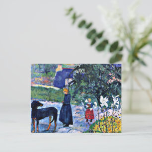 Gauguin - Among the Lilies Postcard