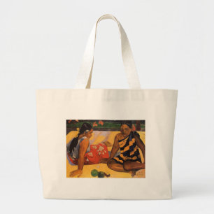 Gauguin French Polynesia Tahiti Women Large Tote Bag