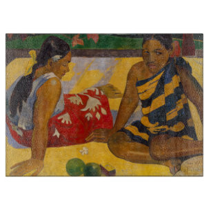 Gauguin French Polynesia Tahiti Women Painting Cutting Board