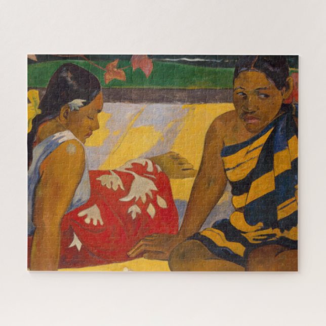 Gauguin French Polynesia Tahiti Women Painting Jigsaw Puzzle (Horizontal)