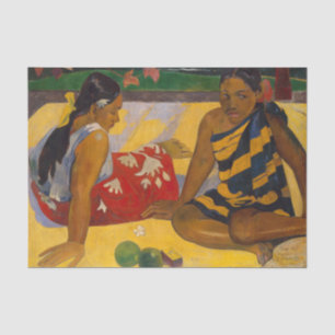 Gauguin French Polynesia Tahiti Women Painting Tissue Paper