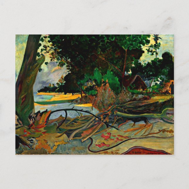 Gauguin - Hibiscus Tree Postcard (Front)