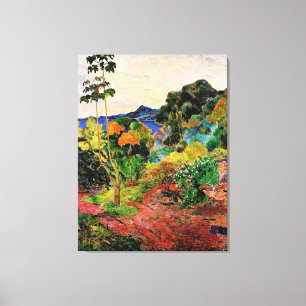 Gauguin - Martinique Landscape, Canvas Print