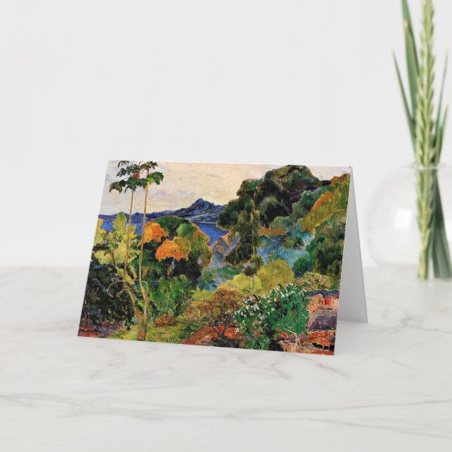 Gauguin - Martinique Landscape Card (Front)