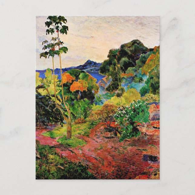 Gauguin - Martinique Landscape Postcard (Front)