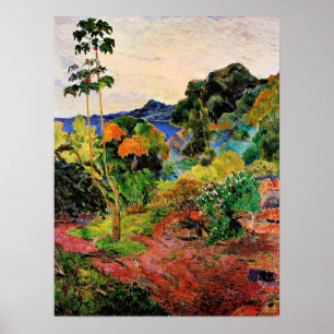 Gauguin - Martinique Landscape Poster
