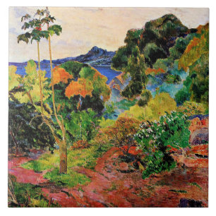 Gauguin - Martinique Landscape Tile