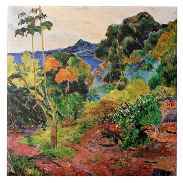 Gauguin - Martinique Landscape Tile (Front)