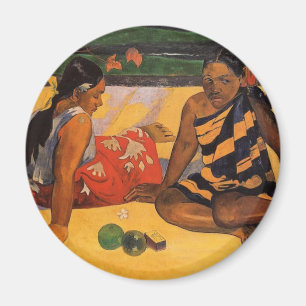 Gauguin Polynesia Tahiti Women Magnet