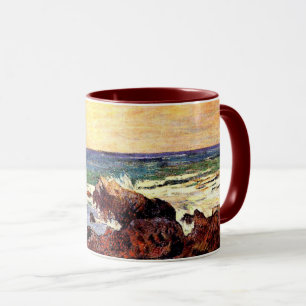 Gauguin - Rocks and Sea, Mug