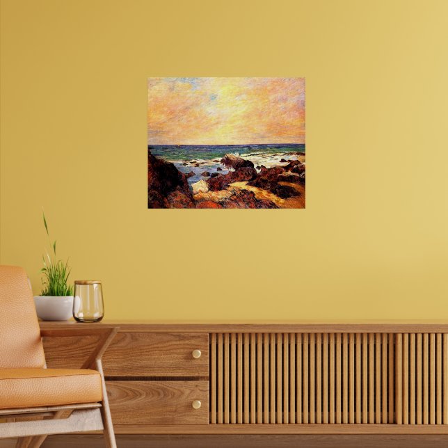Gauguin - Rocks and Sea, Poster (Living Room 2)