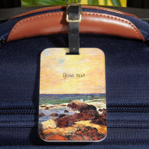 Gauguin - Rocks and Sea Template, Luggage Tag