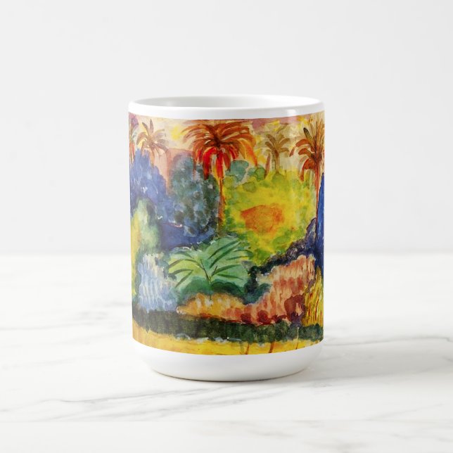 Gauguin Tahitian Landscape Mug (Center)