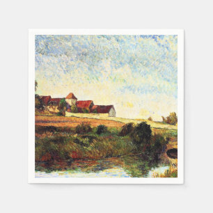 Gauguin - The Farm in Grue, Napkin