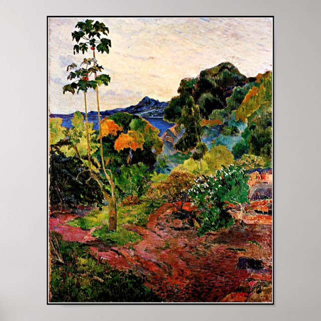 Gauguin - Tropical Vegetation Poster (Front)