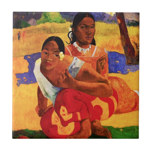 Gauguin When Are You Getting Married Tile (Front)