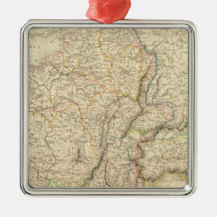 Gaul, Northern Italy, Germania Metal Tree Decoration
