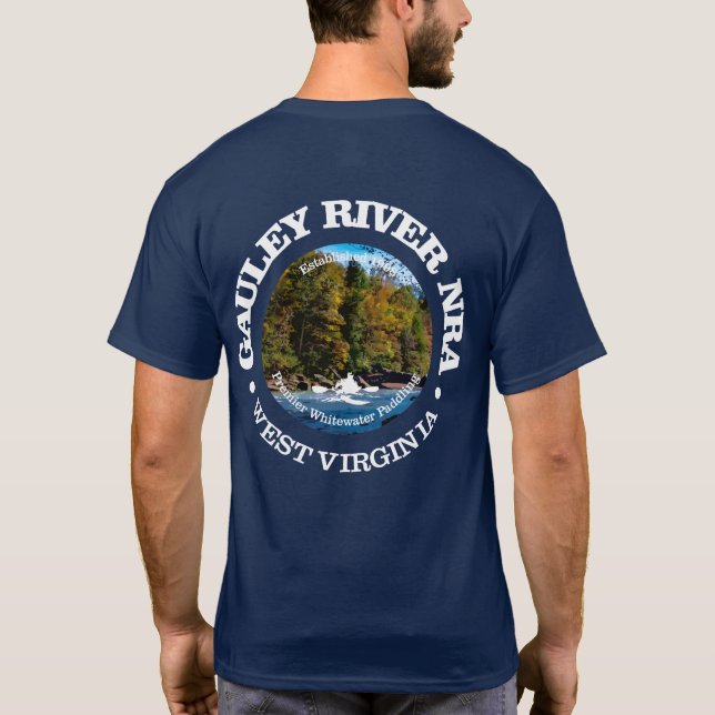 Gauley River NRA (rd) T-Shirt (Back)