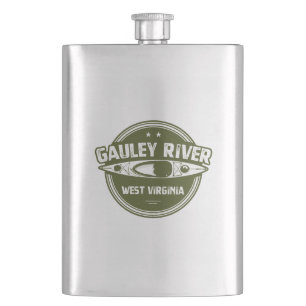 Gauley River, West Virginia Hip Flask