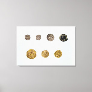 Gaulish coins, c.750-0 BC Canvas Print