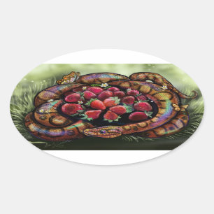 Gaurded Treasures Oval Sticker