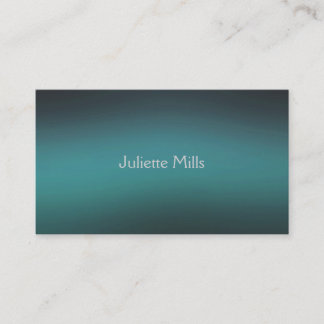 Gaussian Turquoise Business Card