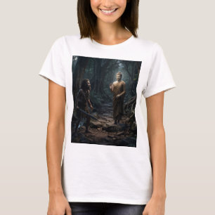 Gautam Buddh Historical Art T-Shirt Dhamma Legac