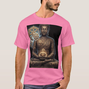 Gautam Buddh Meditative Art T-Shirt Dhamma Legac