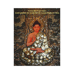 Gautam Buddha : The Enlightened One Canvas Print