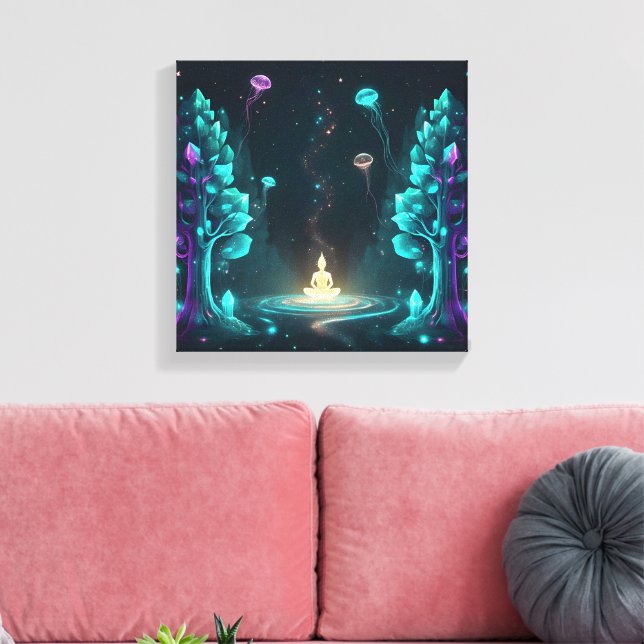 Gautam Budh  Canvas Print (Insitu(LivingRoom))