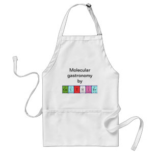 Gauthier periodic table name apron