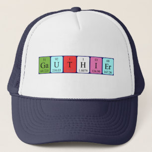 Gauthier periodic table name hat