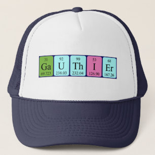 Gauthier periodic table name hat