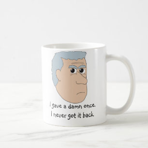 "Gave a damn once" Curmudgeon Mug