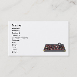 Gavel and Abacus Business Card
