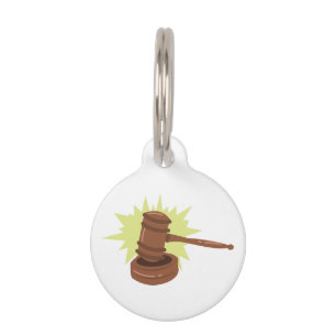 Gavel Pet Tag